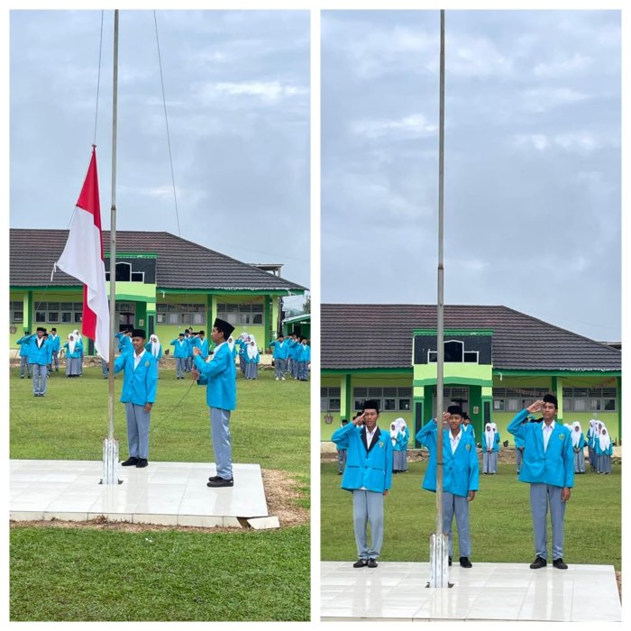Upacara Bendera MAN 3 Bungo Bentuk Karakter Disiplin Siswa
