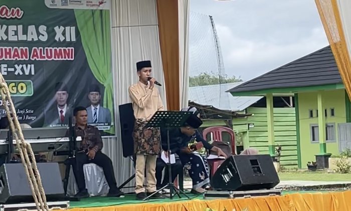 Momen Haru Graduation Day MAN 3 Bungo: Ahmad Alfarizi Berikan Pesan Perpisahan untuk Kakak Kelas