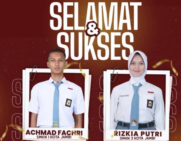 Dua Pelajar Jambi Terpilih Jadi Anggota Paskibraka Nasional 2026 Dua Pelajar Jambi Terpilih Jadi Anggota Paskibraka Nasional 2026