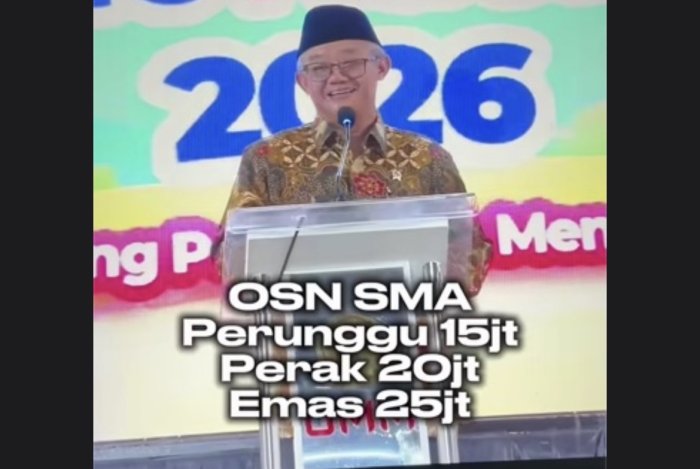 Kemendikdasmen Pastikan Hadiah OSN Tidak Dikurangi Kemendikdasmen Pastikan Hadiah OSN Tidak Dikurangi