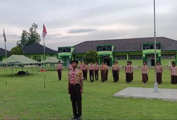 Anggota Pramuka MAN 3 Bungo Gelar Latihan Persiapan Ikuti Perkemahan Se-Sumatra Barat, Riau, dan Jambi