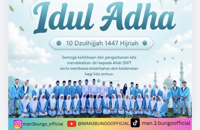 OSIM MAN 3 Bungo Ajak Siswa Maknai Idul Adha 2026 OSIM MAN 3 Bungo Ajak Siswa Maknai Idul Adha 2026