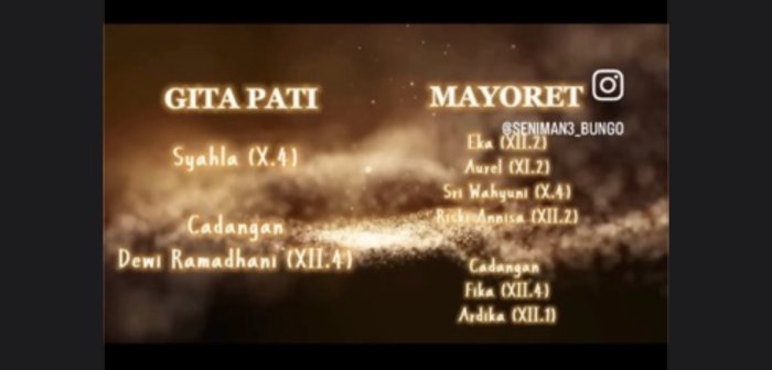 MAN 3 Bungo Umumkan Personel Marching Band 2026 MAN 3 Bungo Umumkan Personel Marching Band 2026