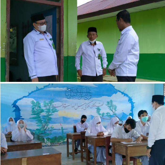 KEMENAG BUNGO MONITORING UJIAN  MADRASAH (UM) DI MAN 3 BUNGO
