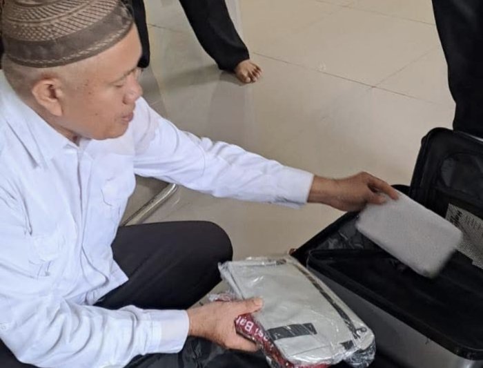 Distribusi Tas Koper Jamaah Haji Muara Bungo Selesai