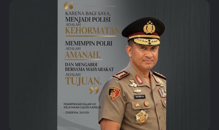 Komitmen Uji Kelayakan Calon Kapolri: Menjadi Polisi adalah Kehormatan, Memimpin Polri adalah Amanah