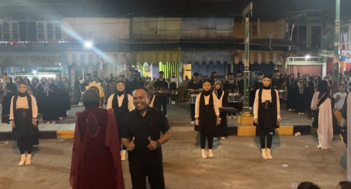 Pemerintah Kecamatan Pasar Lubuk Landai apresiasi penampilan Marching Band MAN 3 yang memukau