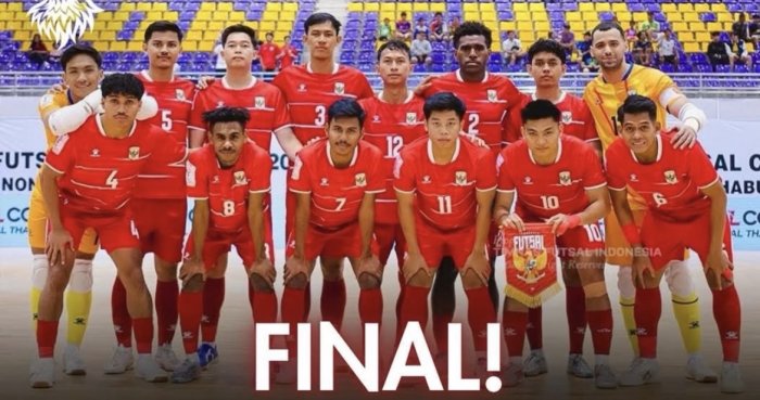Indonesia Hadapi Thailand di Final Piala AFF Futsal 2026 Indonesia Hadapi Thailand di Final Piala AFF Futsal 2026