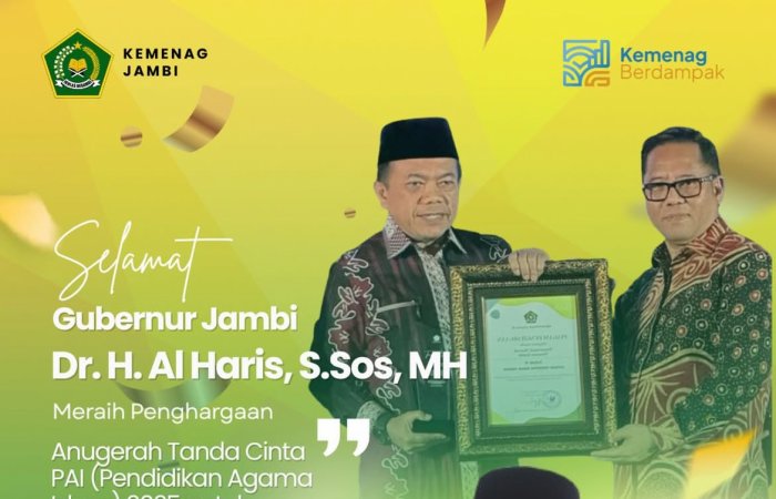 Gubernur Jambi Raih Penghargaan Anugerah Tanpa Cinta Gubernur Jambi Raih Penghargaan Anugerah Tanpa Cinta