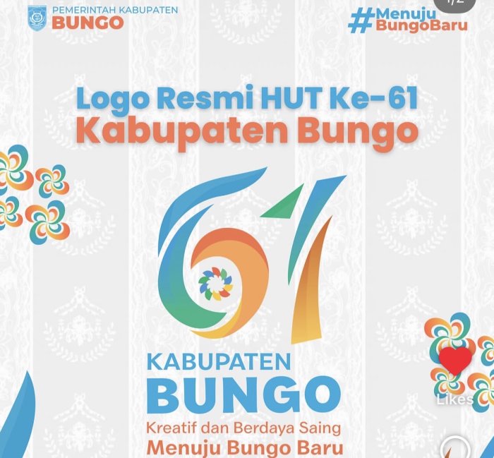 Sambut Hari Jadi, Pemkab Bungo Resmi Luncurkan Logo dan Tema HUT Ke-61