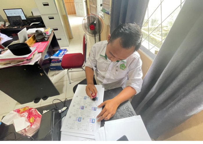 Panitia TKA Lakukan Cetak Ulang Nomor Peserta Ujian
