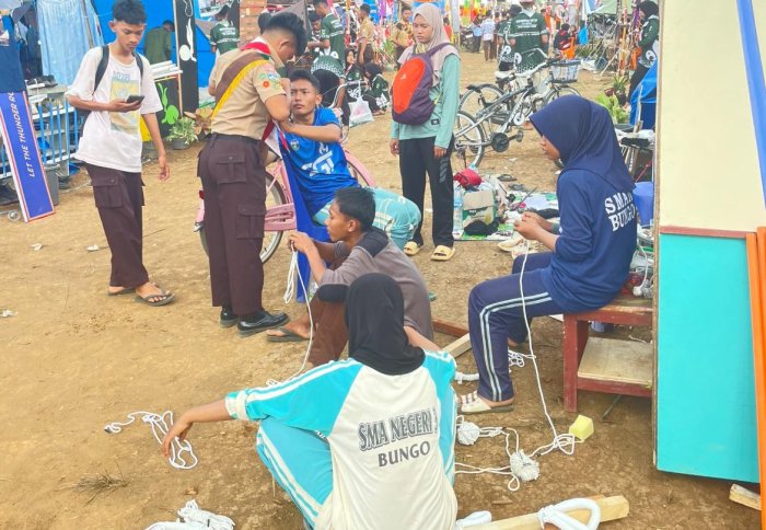 Pramuka Fandawa MAN 3 Bungo Bersiap Pulang dari LGPPP VII Undhari Pramuka Fandawa MAN 3 Bungo Bersiap Pulang dari LGPPP VII Undhari