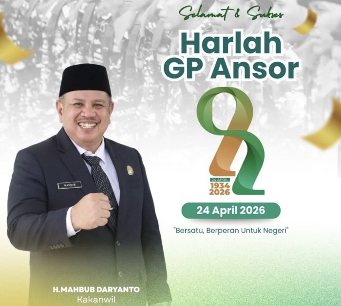 Kanwil Kemenag Jambi Apresiasi Harlah ke-92 GP Ansor