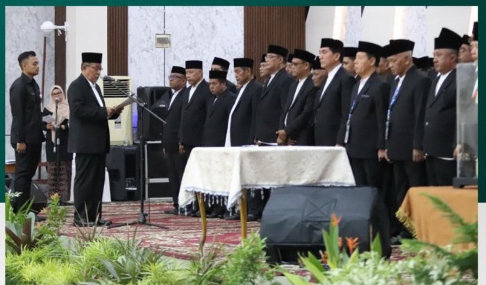 Dewan Hakim dan Panitera MTQ ke-54 Jambi Dilantik