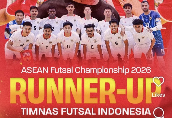 Indonesia Raih Runner-up di Final Piala AFF Futsal 2026