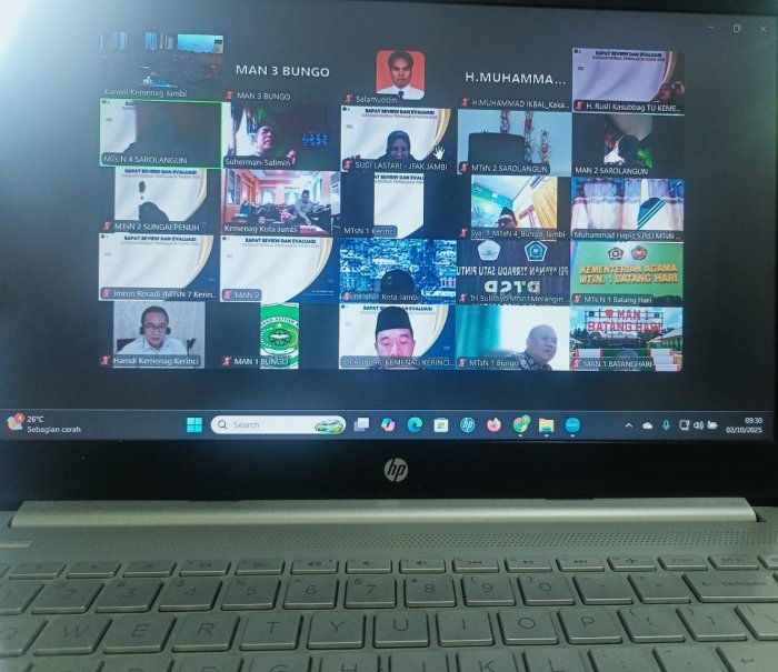 MAN 3 Bungo Ikuti Evaluasi Kinerja Triwulan III Kemenag Jambi MAN 3 Bungo Ikuti Evaluasi Kinerja Triwulan III Kemenag Jambi