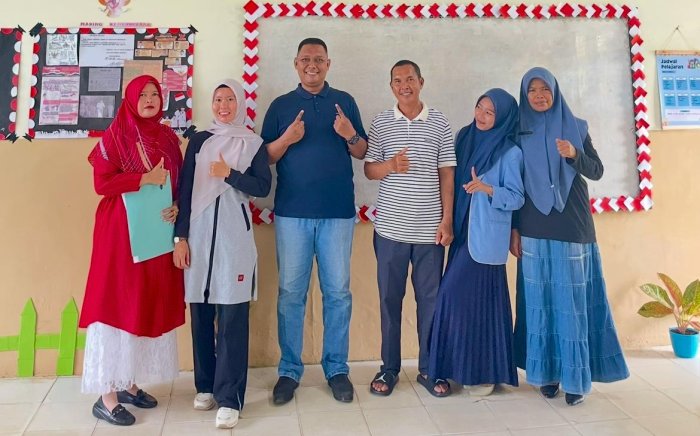 Wali Kelas sukses Sulap Gudang Jadi Ruang Belajar Nyaman