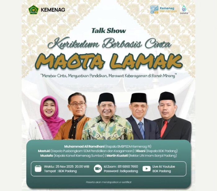 Madrasah Ikuti Zoom Meeting Kurikulum Berbasis Cinta