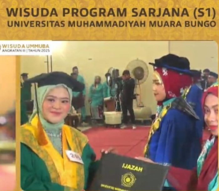 Satpam MAN 3 Bungo Sukses Antar Anak Raih Sarjana
