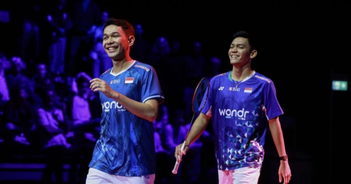 Timnas Bulu Tangkis Indonesia Cabang Ganda Putra Lolos babak final China open 1000 Timnas Bulu Tangkis Indonesia Cabang Ganda Putra Lolos babak final China open 1000