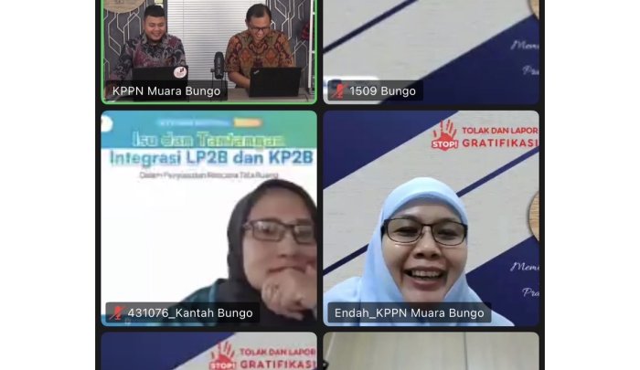 Zoom Meeting Meja Kopi Edisi Khusus KPPN Muara Bungo Bahas Pembayaran THR 2026