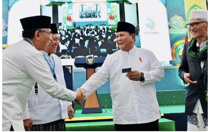 Presiden RI Prabowo Subianto Resmi Jadi Warga NU di Muktamar ke-35