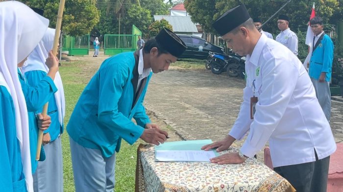 Tongkat Estafet Kepemimpinan, Ketua OSIM MAN 3 Bungo Resmi Berganti