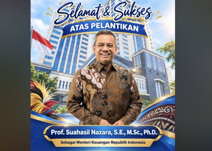 Suahasil Nazara Resmi Dilantik sebagai Menteri Keuangan Baru