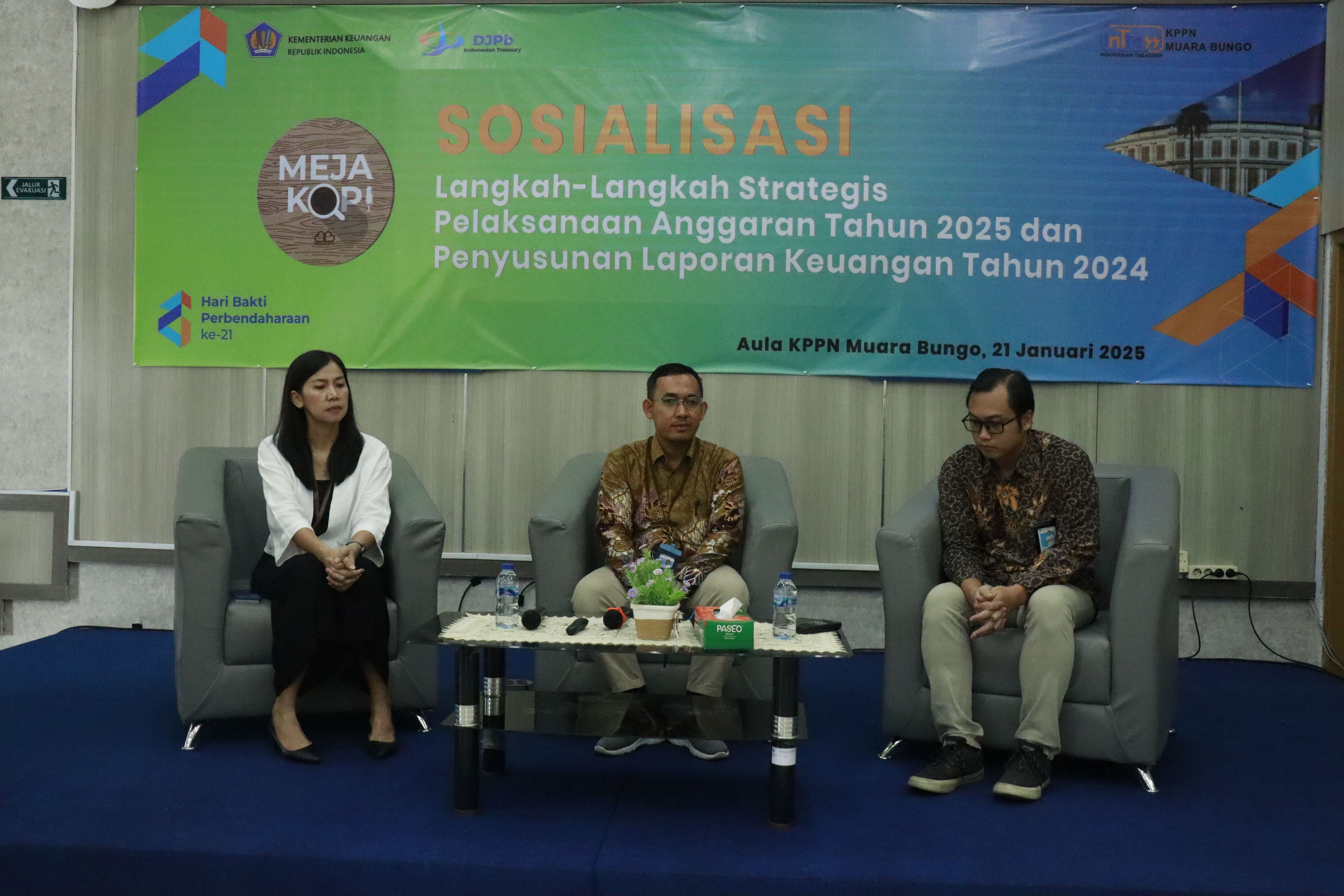 Pengelola Keuangan MAN 3 Bungo Hadiri Sosialisasi di KPPN Muara Bungo Pengelola Keuangan MAN 3 Bungo Hadiri Sosialisasi di KPPN Muara Bungo