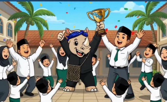 Kartun Badak Jadi Ikon OMI Nasional di Banten
