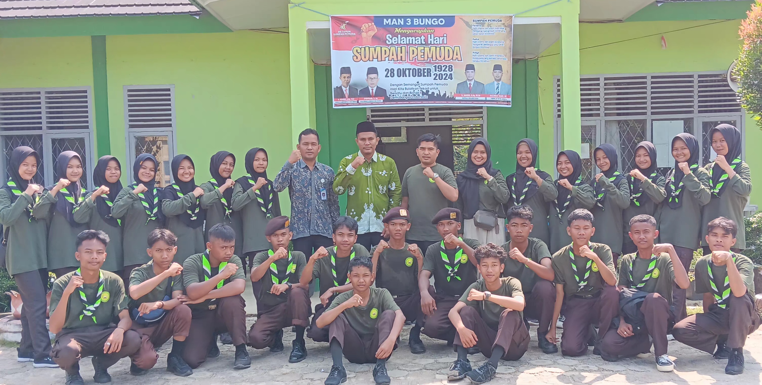 PRAMUKA PANGKALAN MAN 3 BUNGO IKUTI LOMBA GAIAT PRESTASI, SE SUMATRA BARAT, RIAU DAN JAMBI