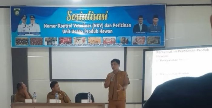 Sosialisasi NVK dan Perizinan Usaha Produk Hewan