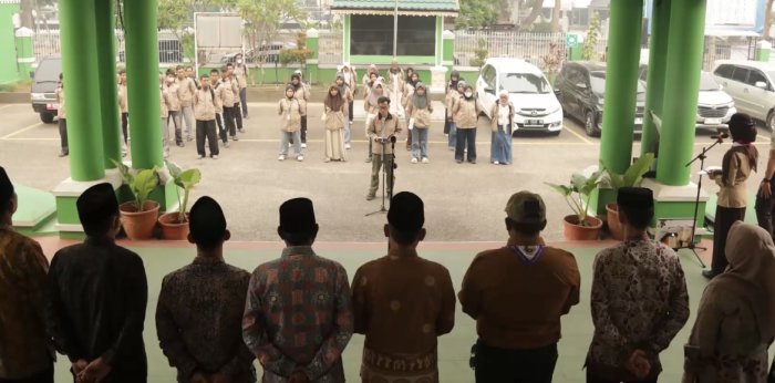 Bawa Pulang Prestasi Nasional, Kontingen Pramuka Santri Kemenag Jambi Disambut Hangat Seusai PPSN VI di Malang