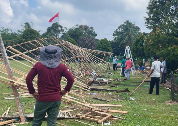 ASN MAN 3 Bungo Bersihkan Sekolah Usai Porseni 2025