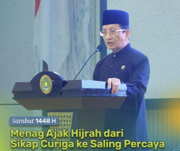 Menag Ajak Refleksi dan Perkuat Persatuan Sambut Tahun Baru Islam