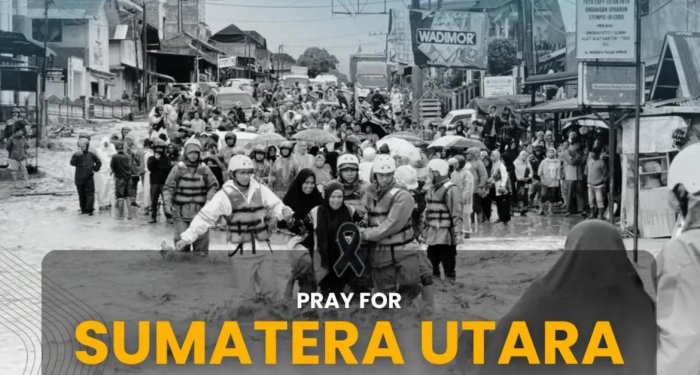 MAN 3 Bungo Ungkap Duka atas Banjir di Sumatera Utara