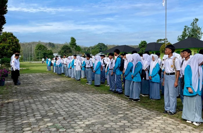 MAN 3 Bungo Gelar Apel Pagi Perdana Ramadhan 1447 H