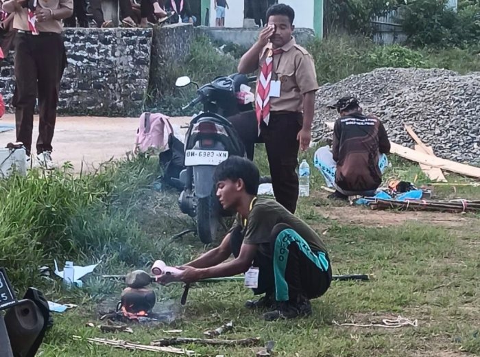 Pasukan Fandawa MAN 3 Bungo Ikuti Lomba Petualangan di LGPPP Undhari