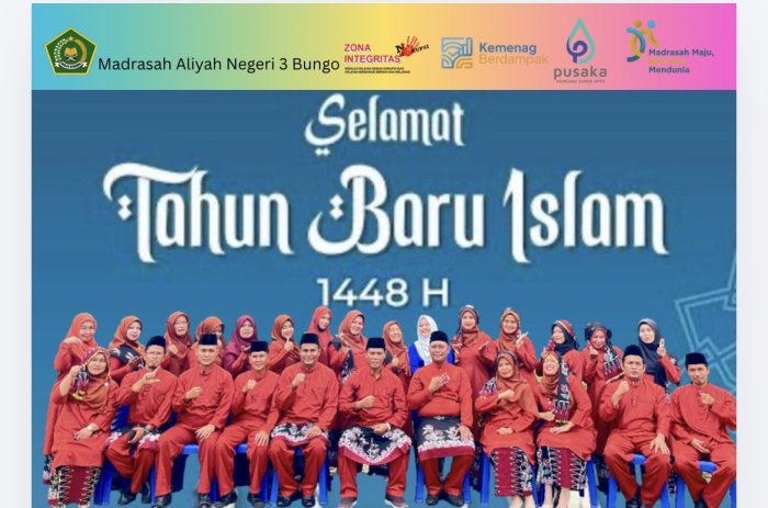 Kepala MAN 3 Bungo Ajak Refleksi di Tahun Baru Islam 1448 H Kepala MAN 3 Bungo Ajak Refleksi di Tahun Baru Islam 1448 H