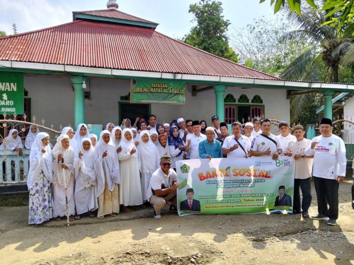 Kepala MAN 3 Bungo laksanakan kegiatan Bakti Sosial di Panti Jompo Yayasan Sirotul Hayat Al Abbasy Kepala MAN 3 Bungo laksanakan kegiatan Bakti Sosial di Panti Jompo Yayasan Sirotul Hayat Al Abbasy