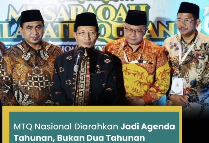 Kementerian Agama Ubah Pola Penyelenggaraan, MTQ Nasional Kini Digelar Setiap Tahun Kementerian Agama Ubah Pola Penyelenggaraan, MTQ Nasional Kini Digelar Setiap Tahun