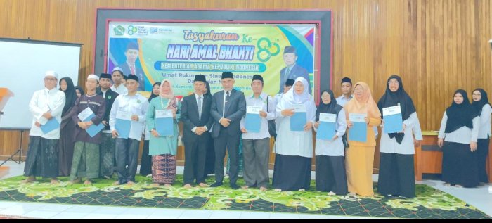 Bupati Bungo Hadiri Tasyakuran HAB ke-80 di Kemenag